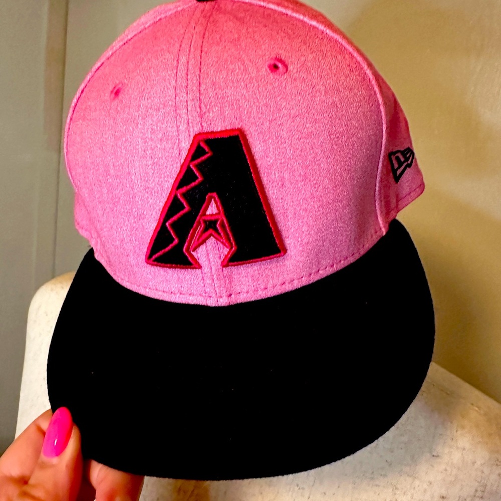 Arizona Diamondbacks Baseball Team  Pink and Black Flatbill Cap